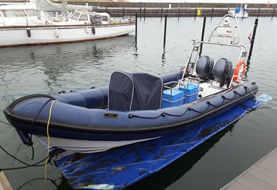 Rib båd 7,5m.